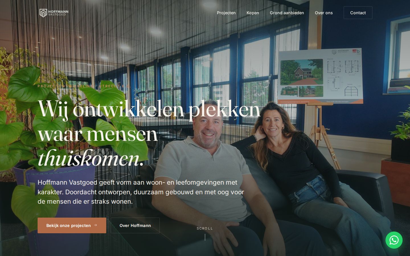 Homepage van Hoffmann Vastgoed